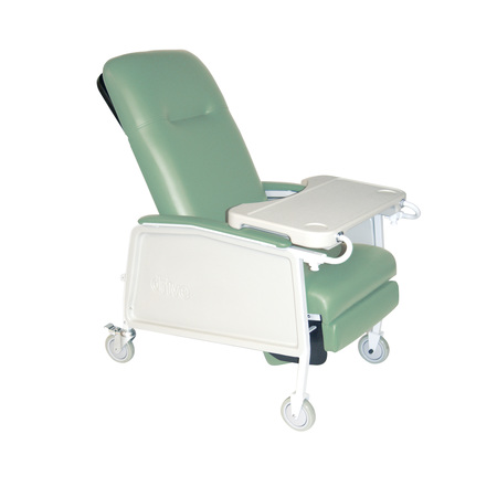 DRIVE MEDICAL 3 Position Heavy Duty Bariatric Geri Chair Recliner, Jade d574ew-j